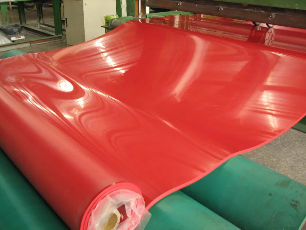 22-24MPa, 40sh a, 740%, 1.05g/cm3 Pure Natural Rubber Sheet, Gum Rubber Sheet, PARA Rubber Sheet, Rubber Sheet with Red, Green, Black, Beige Color (3A5001)