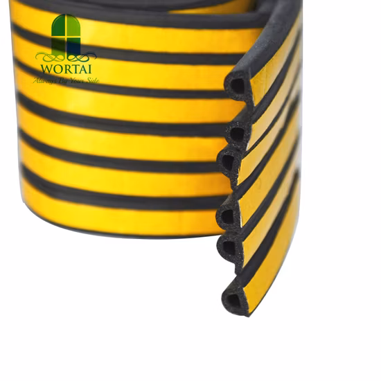 EPDM 고무 스폰지 자체 접착 폼 웨더스트립 씰
